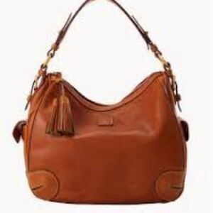 Dooney and Burke Florentine leather hobo bag